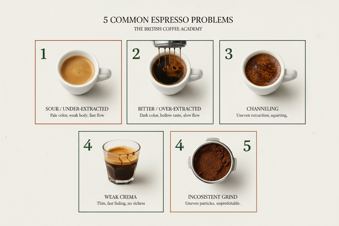 5 Common Espresso Problems and How to Fix Them