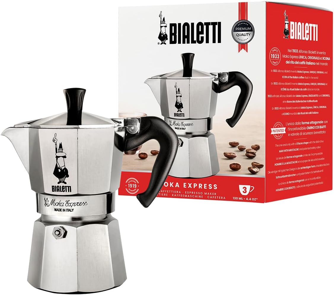 Bialetti Moka Express – Classic Aluminium Moka Pot