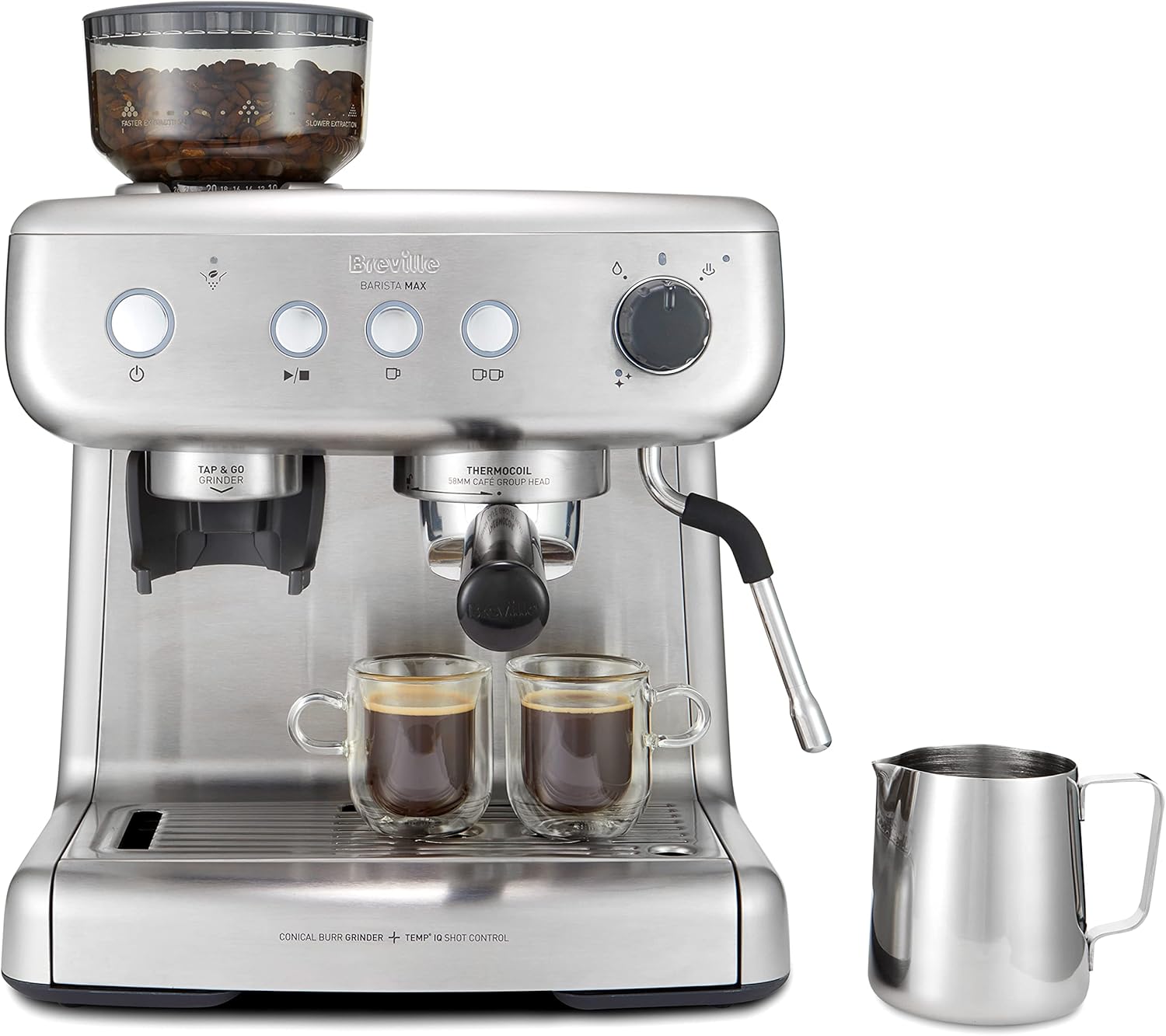 Breville Barista Max Espresso Machine with Integrated Grinder