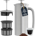 ESPRO P7 Brushed Stainless Steel Cafetiere