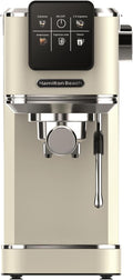 Hamilton Beach BaristaPro Touch 5-in-1 Espresso Machine – Cream
