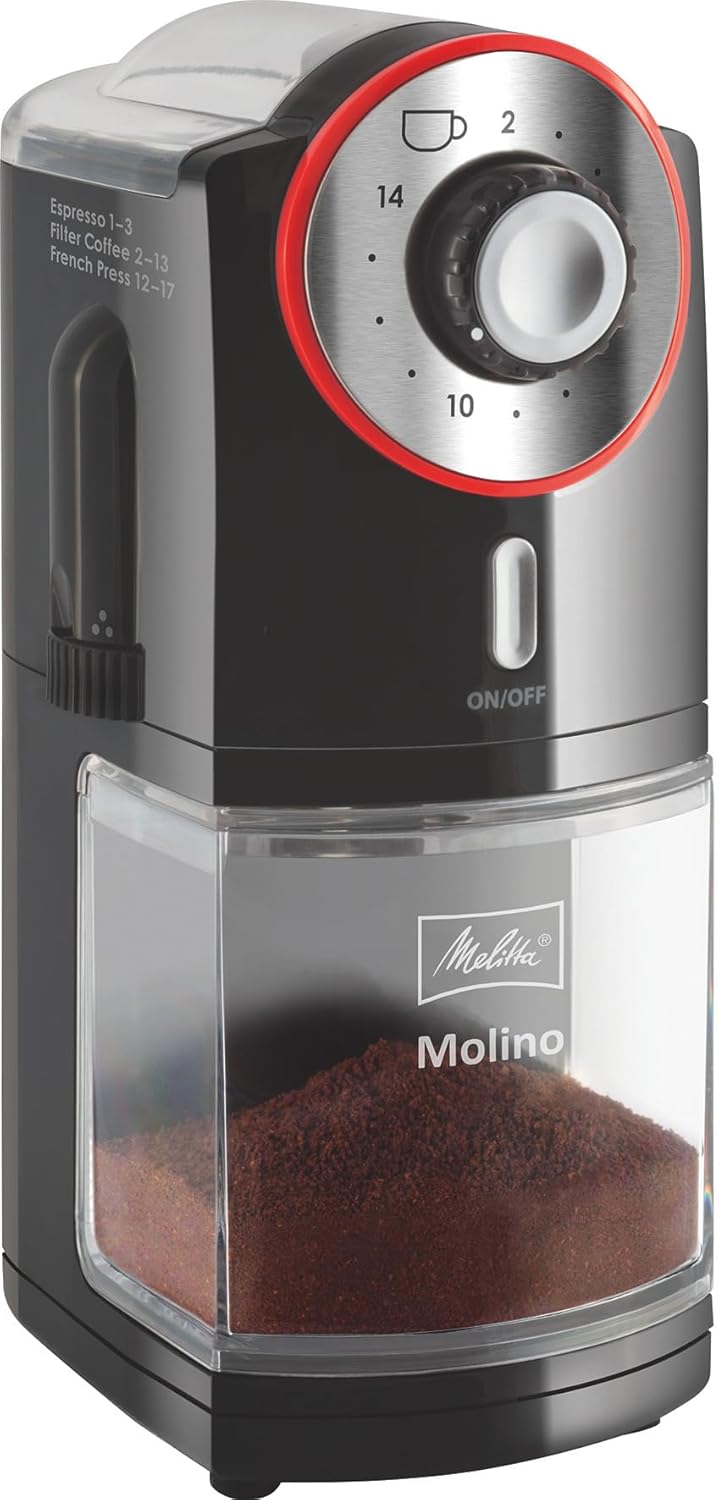 Melitta Molino – Electric Coffee Grinder with 17 Grind Settings