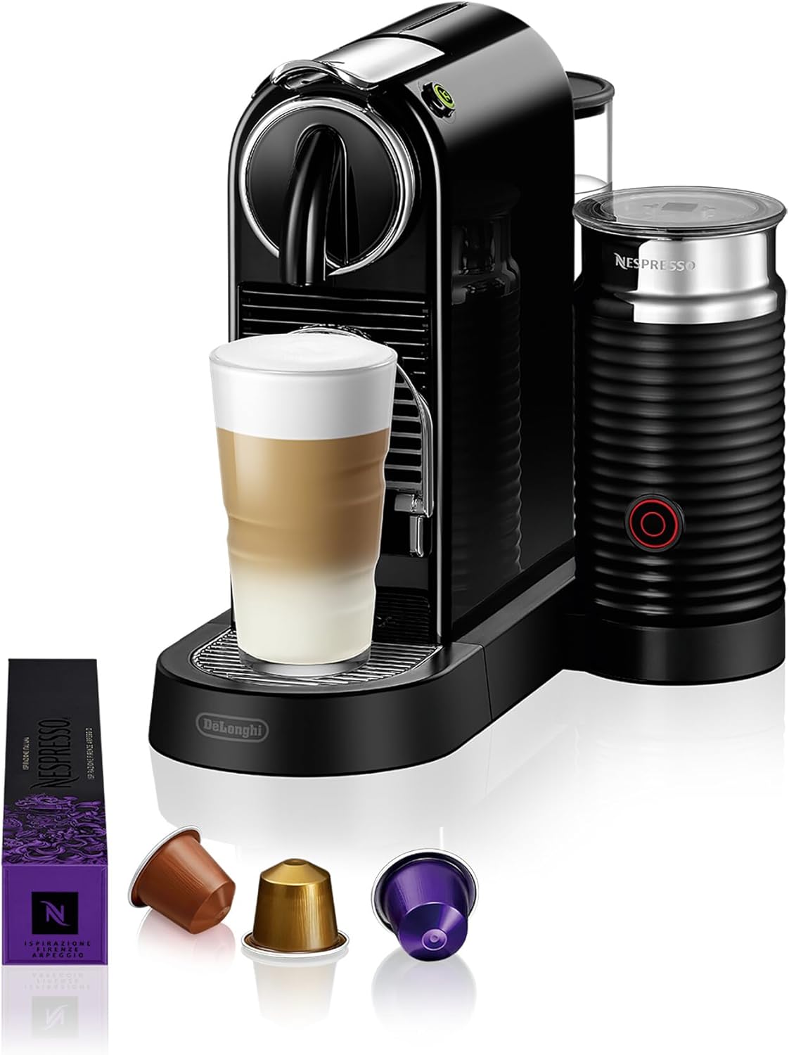 Nespresso Citiz Coffee Machine with Aeroccino Milk Frother